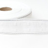 Curtain Tape Polyester White 50mm