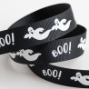 Ghost Boo Halloween Grosgrain Ribbon 16mm