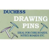 Drawing Pins Solid Head 50 Piece Pack