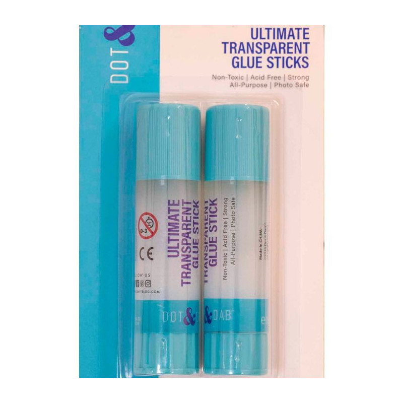 Dot & Dab Transparent Glue Stick with CDU